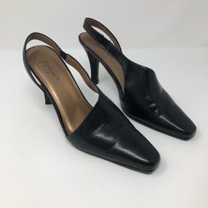 Jacqueline Ferrar black heels 9M